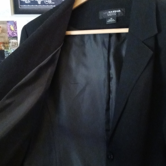 Sag Harbor Black Stretch Blazer - Picture 4 of 4